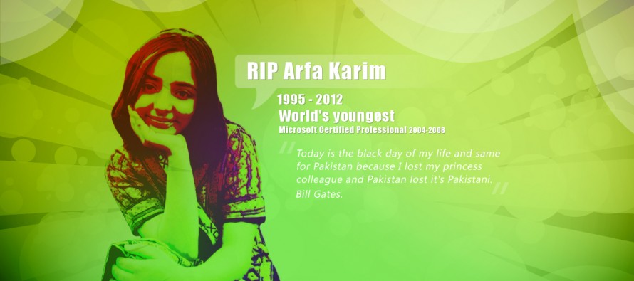 Arfa Karim Randhawa-The youngest Microsoft Certified Professional